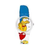 The Simpsons Collection BEST. MOM. EVER. 34mm, White Dial, Quartz Movement, White Case, White Strap Watch
