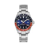DS Action GMT Powermatic 80 41mm Blue Dial Automatic Stainless Steel Watch