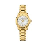 DS Action Lady 29mm MOP Dial Quartz Gold Plated Watch