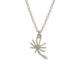 Silver Sterling Dandelion Fluff Necklace