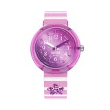 Shine Bright SHINING SEASTAR 31.8mm, Pink Dial, Quartz Movement, Bio-sourced Plastic Case, Pink Silicone Strap Watch