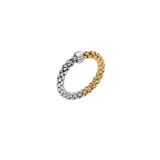 18k Bicolour Gold Flex'It Ring - Essentials Collection