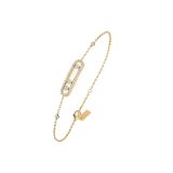 Messika 18K Yellow Gold Baby Move Diamond Pavé  Bracelet