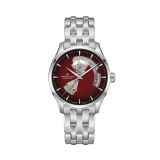 Photo of the Hamilton Jazzmaster Open Heart 40mm, Red Dial, Automatic Movement, Stainless Steel Watch H32675170