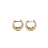 9k Yellow Gold Polished Rounded Huggy Earrings