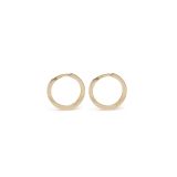9k Yellow Gold 10mm Huggie Hoop Earrings