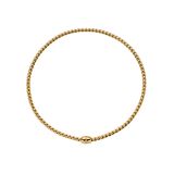 18k Gold Flex'It Necklace with Ornamental Clasp - Eka Collection