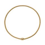 18K Yellow Gold Diamonds Eka Flexi It Necklace