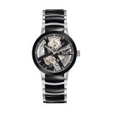 Rado Centrix Open Heart 38mm Skeleton Dial Ceramic Bracelet Watch R30178152
