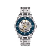 Tissot Chemin Des Tourelles Skeleton 39mm, Blue Dial, Automatic Movement, Steel Bracelet Watch T1398361104800
