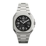 Bell & Ross BR 05 Black Steel 40mm, Black Dial, Automatic Movement, Steel Case, Steel Bracelet Watch BR05A-BL-ST/SST Image one