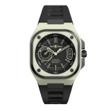 Bell & Ross BR-X5 Green Lum 41mm, Black Dial, Automatic Movement, Titanium Case, Rubber Strap Watch BRX5R-LUM-TC/SRB. Image one