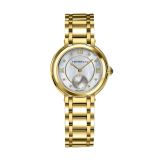 Herbelin Galet Petite Seconde 31.5mm, Mother of Pearl Dial, Quartz Movement, Stainless Steel & Gold PVD Watch 10630BP59