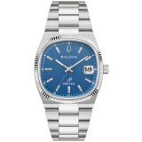 Super Seville, 38mm, Silver-Tone Stainless Steel, Blue Dial, Quartz