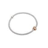 18k White Gold Flex'it Bracelet with Rose Gold - Prima Collection