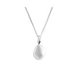 Juvi Silver Amble Small Pebble Pendant. Image one