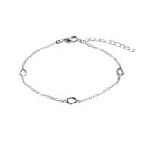 Juvi Silver Amble Dapple Bracelet. Image one