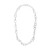 Juvi Silver Amble Ripple Chain. Image one