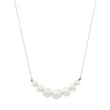 Juvi Silver Mainie Pearl Necklace. Image one