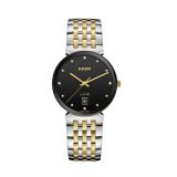 Rado Florence 38mm Diamonds Black Dial Quartz Stainless Steel Bracelet Watch R48912743