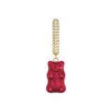 Photo of the Thomas Sabo Red Haribo Gummy Bear Gold Plated Single Hoop Earring CR727-414-10
