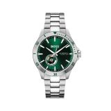 Hugo Boss Troper 44mm Green Dial Automatic  Stainless Steel Bracelet Watch HB1514200