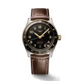 Spirit Zulu Time 42mm Black Dial Automatic Leather Strap Watch