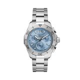 TAG Heuer Aquaracer Professional 200 Chronograph 40mm, Blue Sunray Dial, Quartz Movement, Steel Case, Steel Bracelet Watch