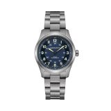 Photo of the Hamilton Khaki Field Titanium 38mm, Blue Dial, Automatic Movement, Titanium Watch H70205140