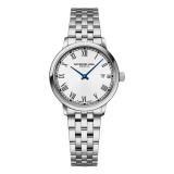 Toccata 29mm White Roman Numerals Dial Steel Bracelet Watch