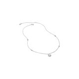 Carat London Emelie White Gold Plated Necklace