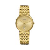 Rado Florence 38mm Diamonds Yellow Gold Dial Stainless Steel Bracelet Watch R48914713