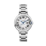 Cartier Ballon Bleu de Cartier 33mm Silver Dial Self Winding  Steel Bracelet Watch WSBB0044