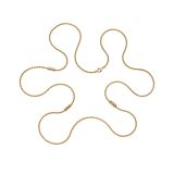 18k Yellow Gold Long Necklace with Diamonds - Aria Collection