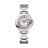 Ballon Bleu 28mm Silver Dial Quartz Steel Bracelet Watch