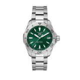 Aquaracer Professional 200 Solargraph 40mm Green Dial Quartz Stainless Steel Watch