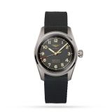 Spirit 40mm Black Dial Automatic Titanium Case Textile Strap Watch