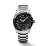 Spirit Zulu 42mm Time Automatic Black Ceramic Bezel Stainless Steel Watch