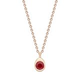 Cosmic Curve Ruby Pendant
