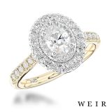 18k yellow gold 0.72ct E VS2  Oval cut Diamond Engagement Ring