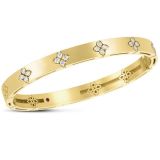 18K Yellow Gold Love in Verona Ruby Diamond Bracelet