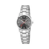 Classic Grey Dial 30mm Quartz Stainless Steel Watch