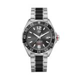 Formula 1 Date 43mm Grey Dial Automatic Steel & Ceramic Watch