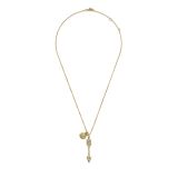Photo of the Goossens Arrow Pendant Gold Plated Necklace – Sleek Gold Plated Necklace with Arrow Pendant – GOOH24NE21YG01