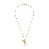 Photo of the Goossens Envelope Pendant Gold Plated Necklace – Unique Gold Plated Necklace with Envelope Pendant – GOOH24NE24YG01