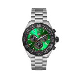Formula 1 Chronograph 43mm Green Dial Automatic Stainless Steel Watch