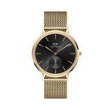 Classic 40mm Multi-Eye Evergold Onyx Dial Gold Plated Watch