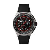 Formula 1 Chronograph 44mm Black Dial Automatic Rubber Strap Watch