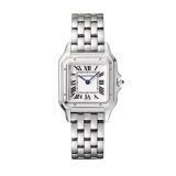 Cartier Panthere Medium 27 x 37mm Silver Dial Quartz Steel Bracelet Watch WSPN0015