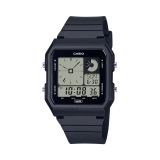 Pop 37.8x33.7mm Quartz Black Dial Bio-Based Black Resin Strap Watch